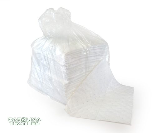 industrial rags White Sorbent Pads-Oil Only