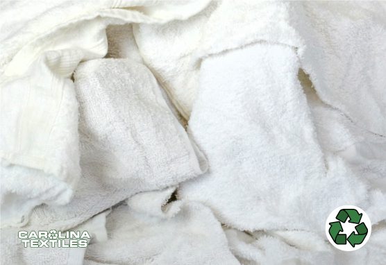 5 Lb White COTTON Terry Cloth Cleaning Towels / Rags / Wiping