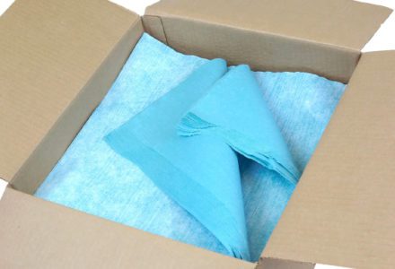 cleaning rags Paper Wipers Box – Spunlace Blue